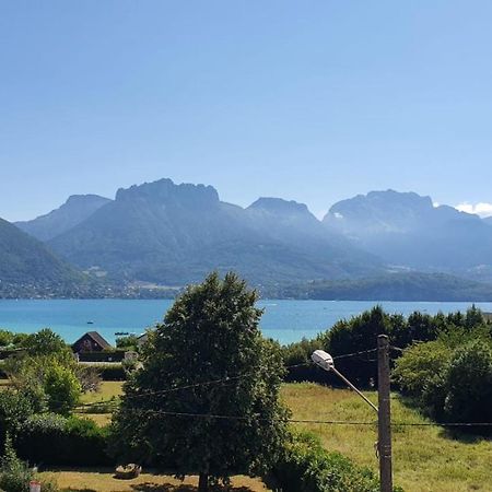 Charmant Duplex Face Au Lac Sévrier Exteriör bild